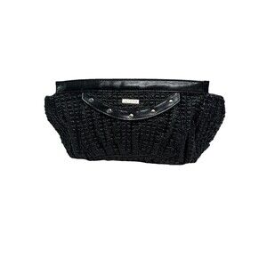 Miche Bag Clutch Black Rouched Classic Magnetic Closure
